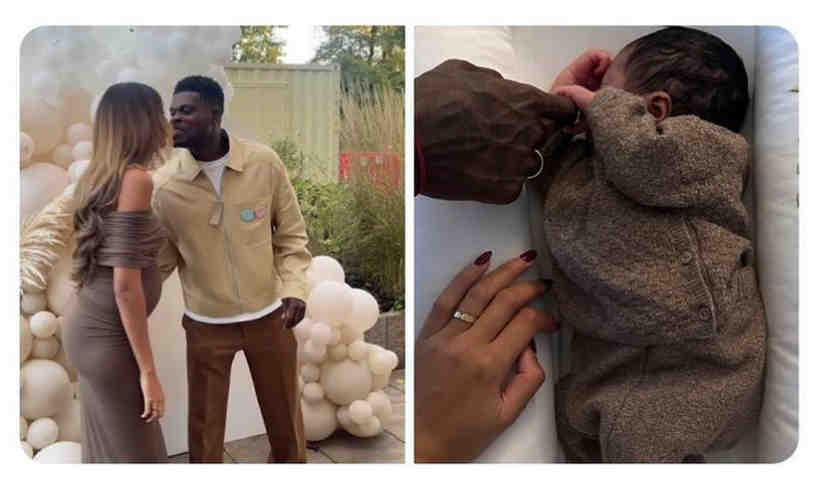 Thomas Partey and Partner Janine Mackson Welcome Baby Girl