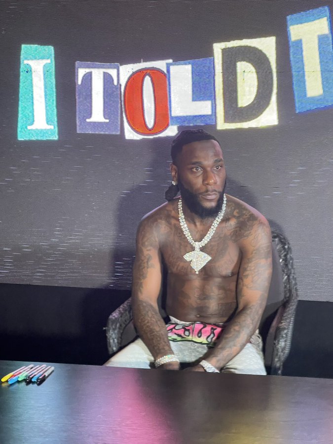 Burna Boy Wraps Up I Told Them Pop Up In Lagos