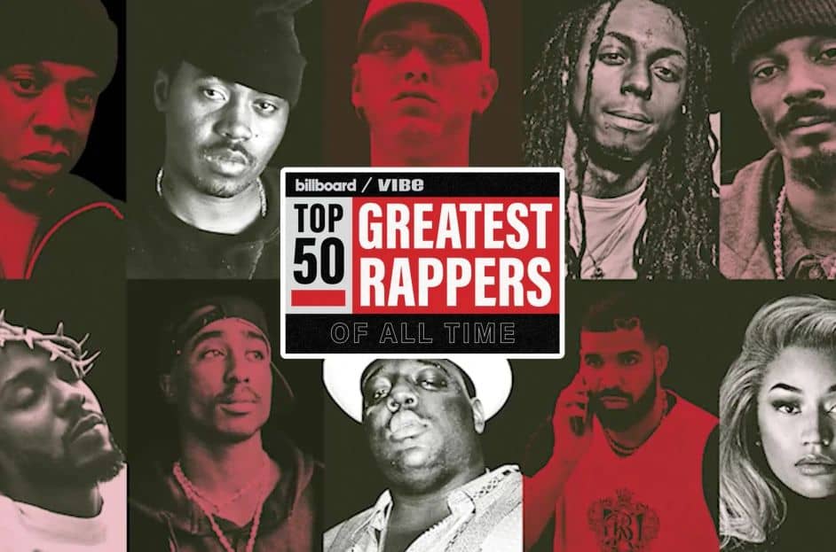 Billboard Reveals Rappers Of All Time In Honor Of Hiphop S Th Anniversary Music Tv